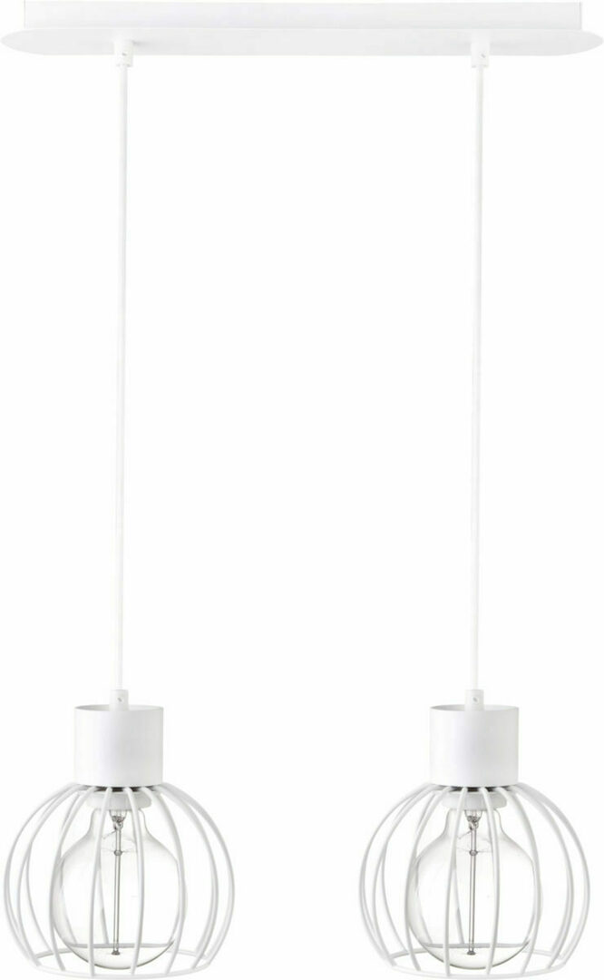 Pendant Light Sigma Luto White 2x E27 Ceiling Hanging 31166