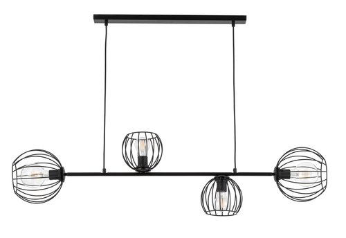 Check Pendant Light Sigma Madam 4 Black 32371