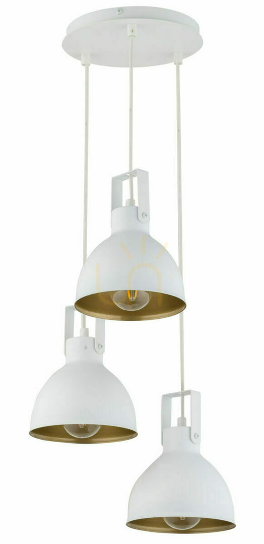 Sigma Mars 3-light Pendant Lamp White Gold 32261
