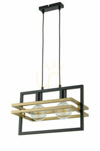 Sigma Merci 2 Black Gold Pendant Light 32389 small 0