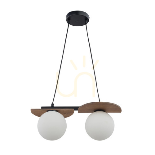 Check Sigma Mirror 2 Black Pendant Lamp G9 33298