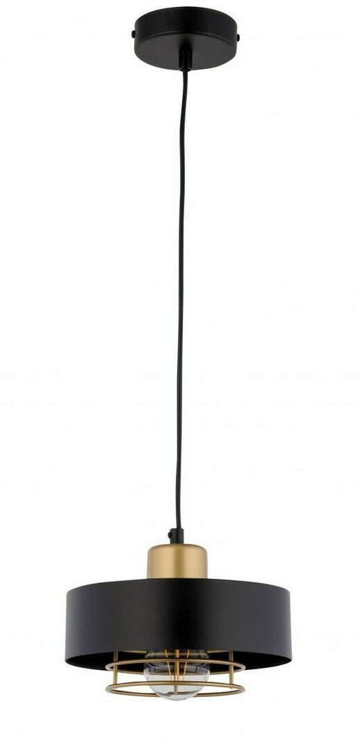 Pendelleuchte Sigma Poker 1 schwarz gold E27 20 cm 32060