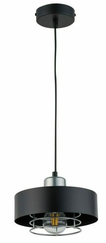 Check Sigma POKER 1 Black Silver Pendant Lamp 20 cm 32061
