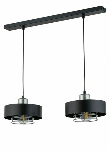 Check Sigma POKER 2 Black Silver Pendant Lamp 32065