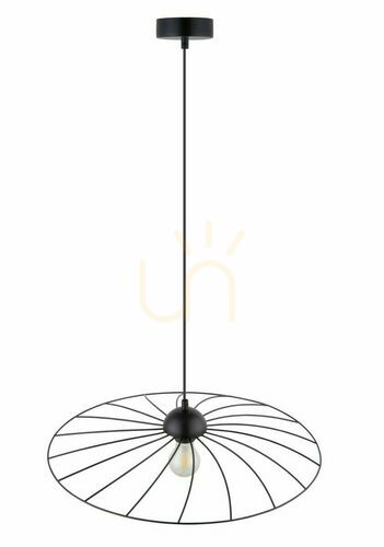 Check Pendant Lamp Sigma Panama M Black 51cm E27 32414