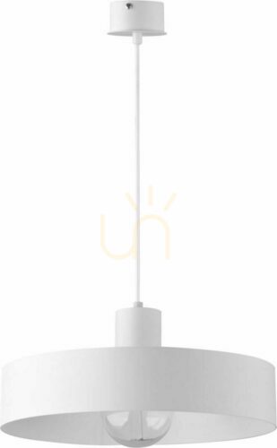 Check Pendant Light Sigma Rif 1 White Steel E27 35 cm 30901
