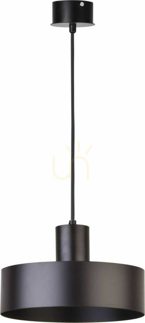 Pendant Light Sigma Rif 1 Black 25 cm Steel SKU 30896