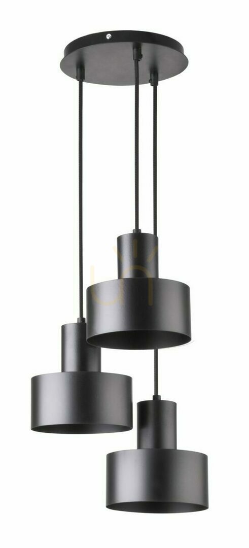 Pendelleuchte Sigma Rif 3-flammig schwarz E27 30900