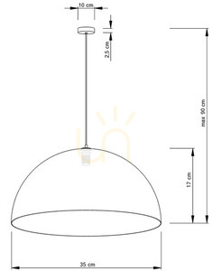 Sigma Sfera 35 White Copper Pendant Light 30146 small 1
