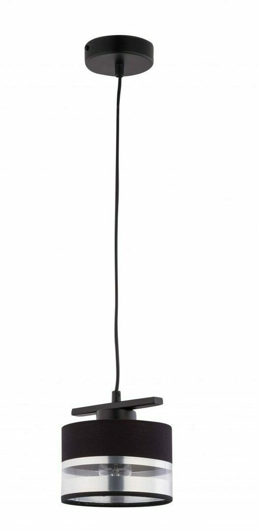 Pendelleuchte Sigma Sofia 1 Schwarz/Silber E27 32167