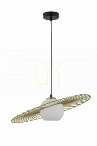 Sigma Sol Pendant Light Black Gold E27 13 cm SKU 32037 small 0