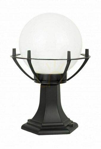 Check Outdoor Standing Light SU-MA Ball Basket Black Patina 39 cm K 4011/1/KPO