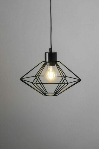Check Sigma VARIO S Black Silver Pendant Light 28 cm E27 40551