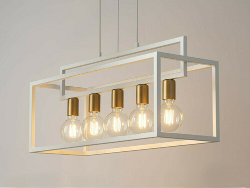 Check Pendant Lamp Sigma VIGO 5 White Gold 73 cm 32444