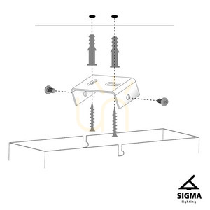 Sigma GONDOLA L black gold pendant lamp 3xE27 40632 small 3