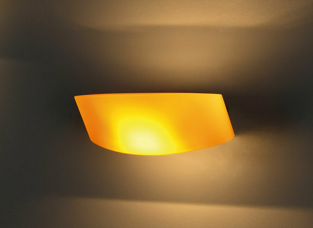 Check Wall Light Max Light Parete W0076 Chrome Yellow Mirror Glass R7s Wall Light Max Light Parete W0076 Chrome Yellow Mirror Glass R7s