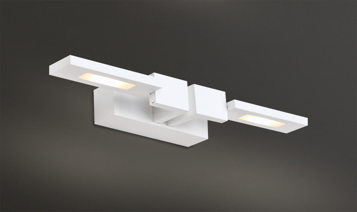 Check Wall Light Max Light Rico II W0122 White LED 2x3W 3000K Wall Light Max Light Rico II W0122 White LED 2x3W 3000K