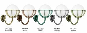 Outdoor Wall Lamp SU-MA Kule 250 Black Patina K 3012/1/KPO 250 small 5