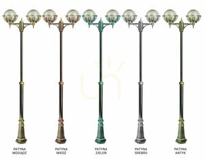 Outdoor Pole Light SU-MA Black Patina 2-Light Adjustable 185-285 cm OGMWN 2 KPO 250 small 10