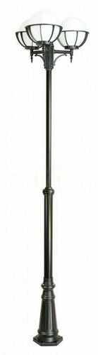 Check Outdoor Pole Light SU-MA 3-Light Black Patina E27 Adjustable 185-285 cm OGMWN 3 KPO 250