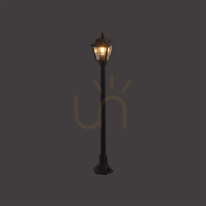 Nowodvorski ANA 10501 garden post light, black, 100 cm, E27 small 1