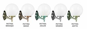 Outdoor Wall Lamp SU-MA Kule Black Patina Aluminum E27 IP43 K 3012/1/K 250 small 4