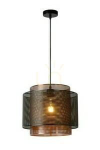 Lucide ORRIN Black Metal Vintage Pendant Light 34 cm 02404/01/30 small 0