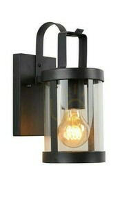 Lucide Lindelo Black Outdoor Wall Lamp Metal E27 29825/01/30 small 0