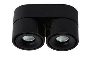 Lucide YUMIKO 35911/16/30 LED Downlight Black 2x8W 2700K Dimmable small 1