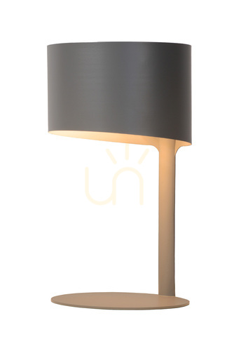 Check Lucide KNULLE Gray Metal Table Lamp 45504/01/36