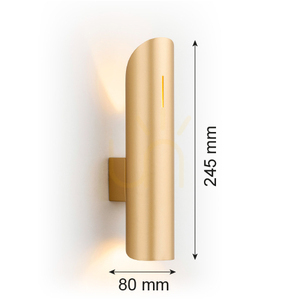 Wall Lamp ARGON Akron Plus Gold 2xG9 7177 small 4