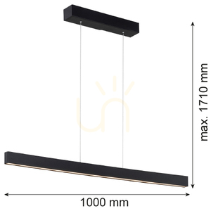 ARGON Balance Pendant Lamp Black LED 3000K 1000 mm SKU 8303 small 3