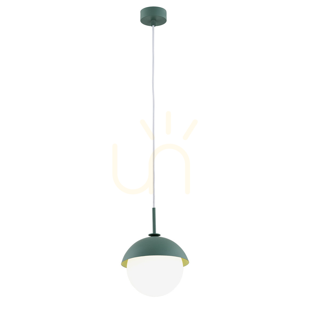ARGON Pendant Lamp CAPPELLO Opal Matte Green E27 8297