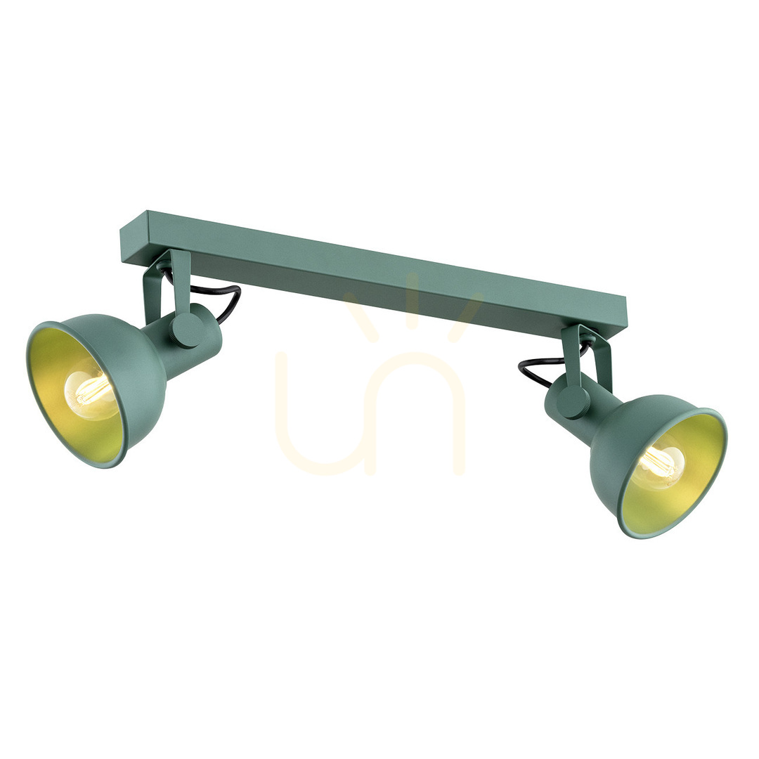 Plafon ARGON Lenora Green 2xE14 7174