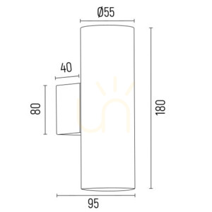 Wall Lamp ARGON Mitos Plus Gold GU10 2-Light 7178 small 11