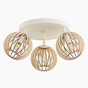 ARGON Plafond PARULA 3xE14 beige wood 6263 small 1