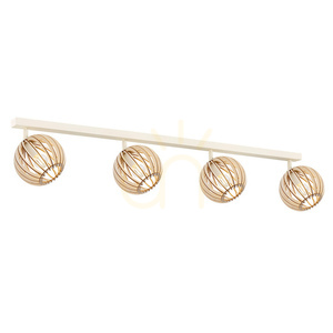 Plafond ARGON Parula 4xE14 beige wooden light brown 1820 small 0