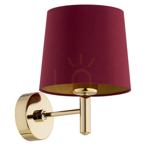 ARGON Wall Lamp PONTE PLUS Red Dark Brass Sconce 8311 small 1