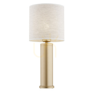 ARGON Table Lamp RIVA Linen Gold E27 8315 small 0