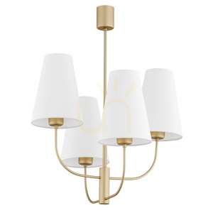 Chandelier ARGON Safiano White Gold 4-Light E27 1821 small 1