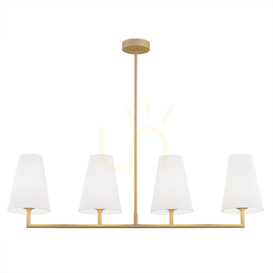 ARGON SAFIANO 4-Light Pendant Lamp White Gold E27 SKU 1828