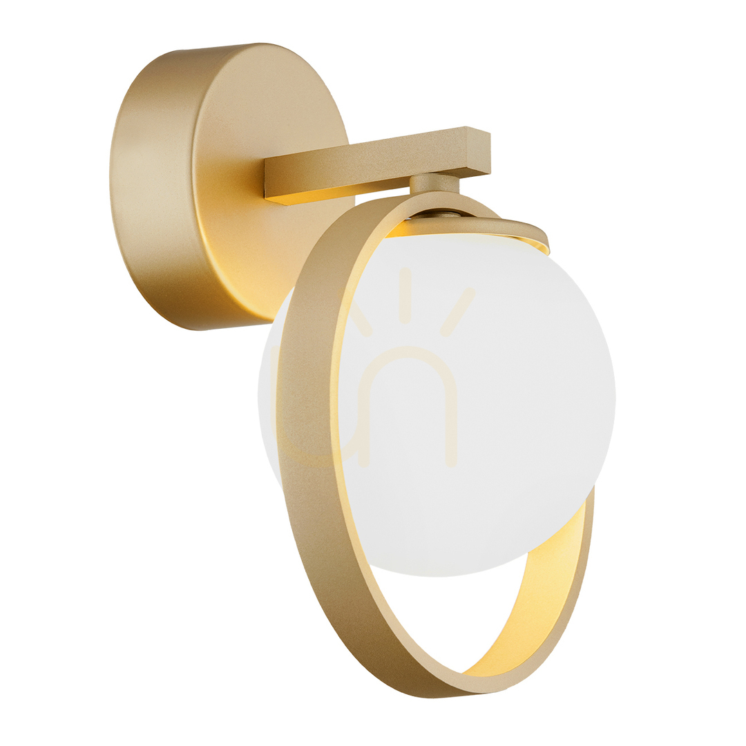 ARGON Wall Lamp Saturnia Opal Matte Gold G9 1x6W 8259