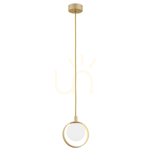 ARGON Saturnia Pendant Lamp Opal Matte Gold G9 8257 small 0