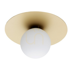 Plafon ARGON Spello opal matt złoty szklany E14 250 mm 8262 small 2
