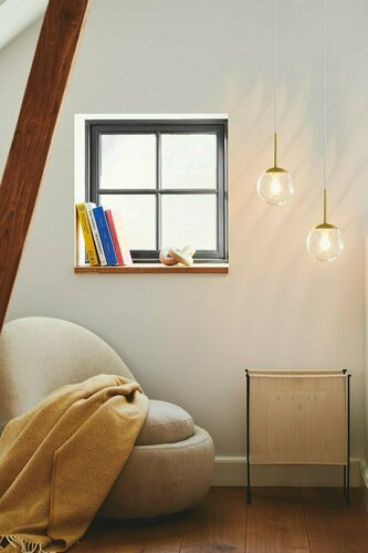 Check Chisell 15 pendant lamp brass Nordlux