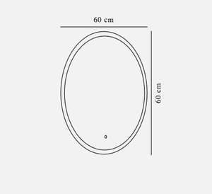 Dovina 60 Clear Nordlux Illuminated Mirror 2 Dovina 60 Clear Nordlux Illuminated Mirror small 2