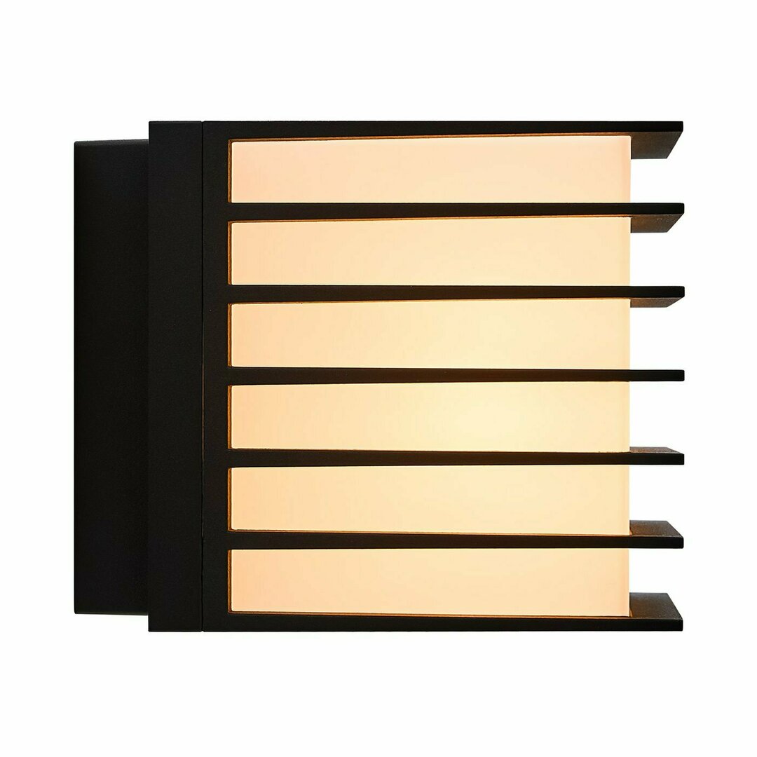 Fluktus 13 outdoor wall lamp IP44 black Nordlux