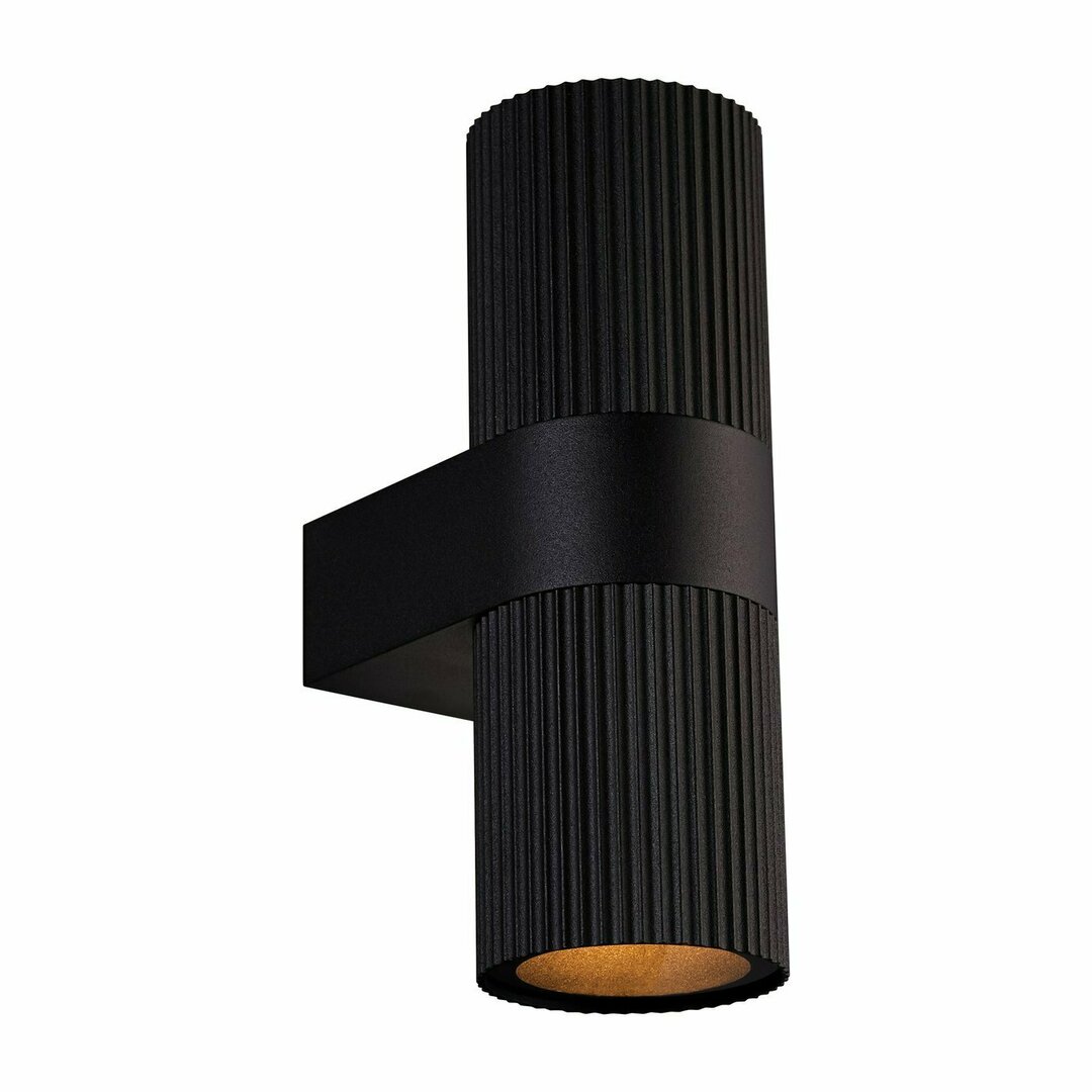 Check Kyklop Ripple outdoor wall lamp IP54 black Nordlux Kyklop Ripple outdoor wall lamp IP54 black Nordlux