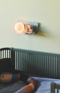 Lilibeth wall lamp with shelf light blue Nordlux small 3