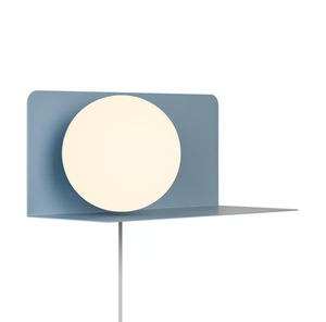 Lilibeth wall lamp with shelf light blue Nordlux small 5